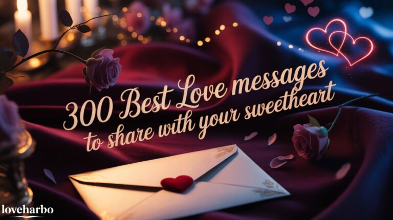 300 Best Love Messages to Share With Your Sweetheart”