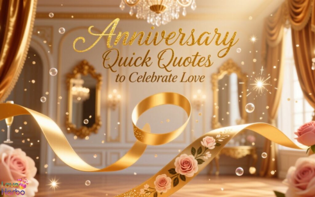 Anniversary Quick Quotes to Celebrate Love