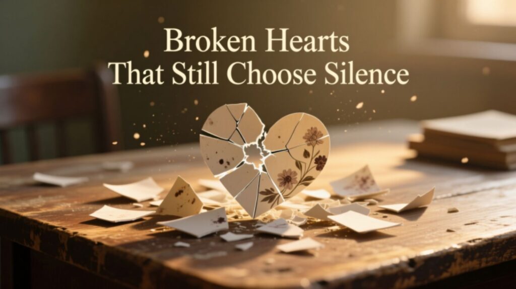 Broken Hearts That Still Choose Silence