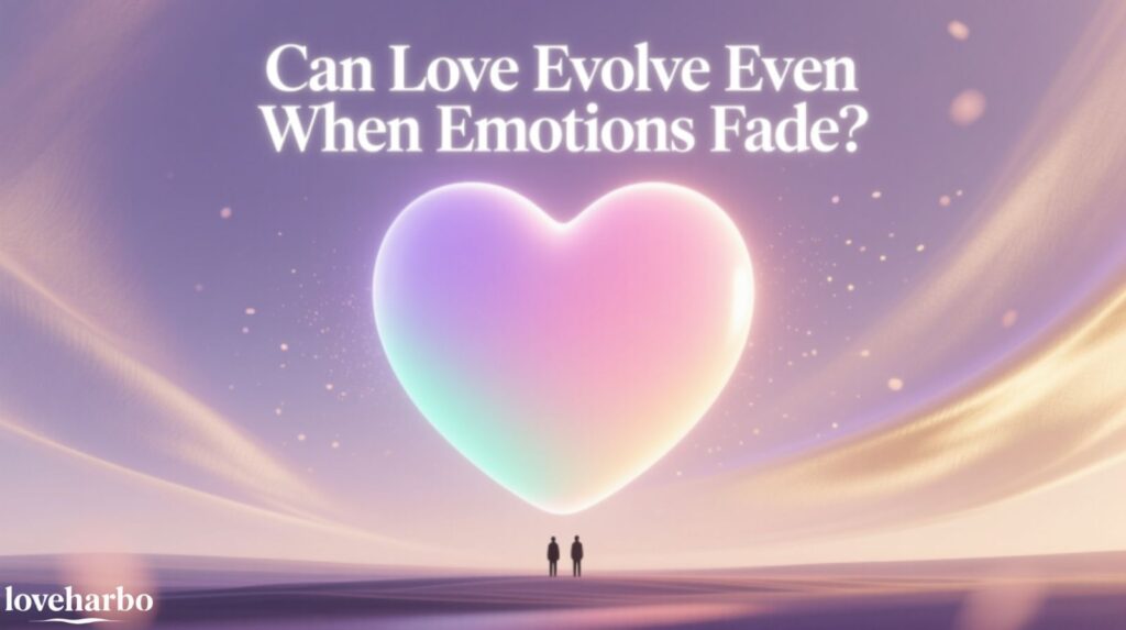 Can Love Evolve Even When Emotions Fade