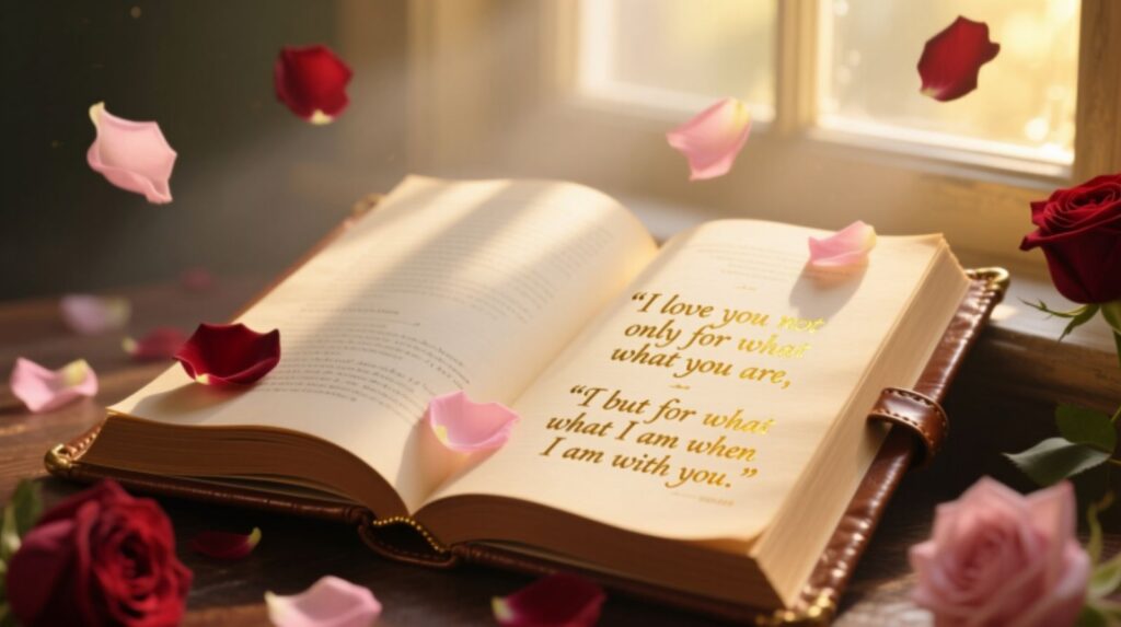 Captions Inspired by Famous Romantic Quotes