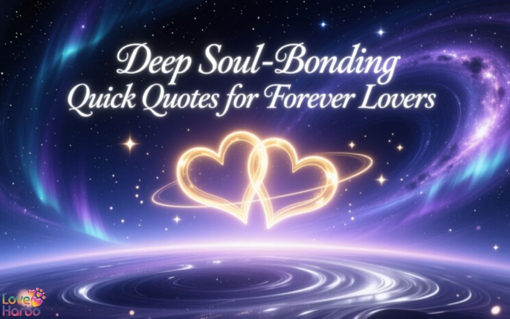 _Deep Soul-Bonding Quick Quotes for Forever Lovers