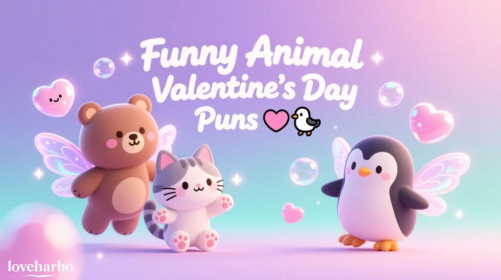 Funny Animal Valentine’s Day Puns