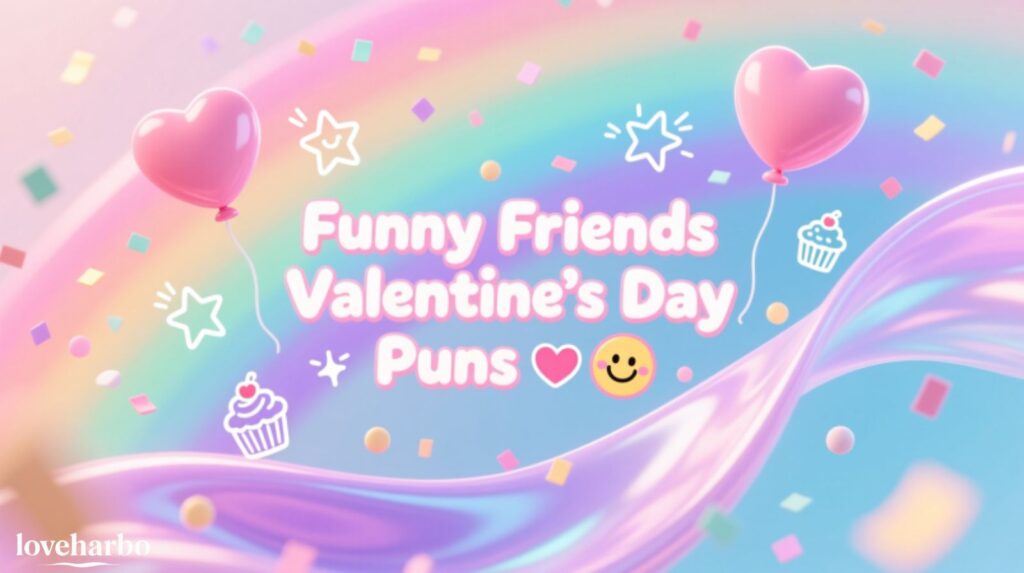 Funny Friends Valentine’s Day Puns