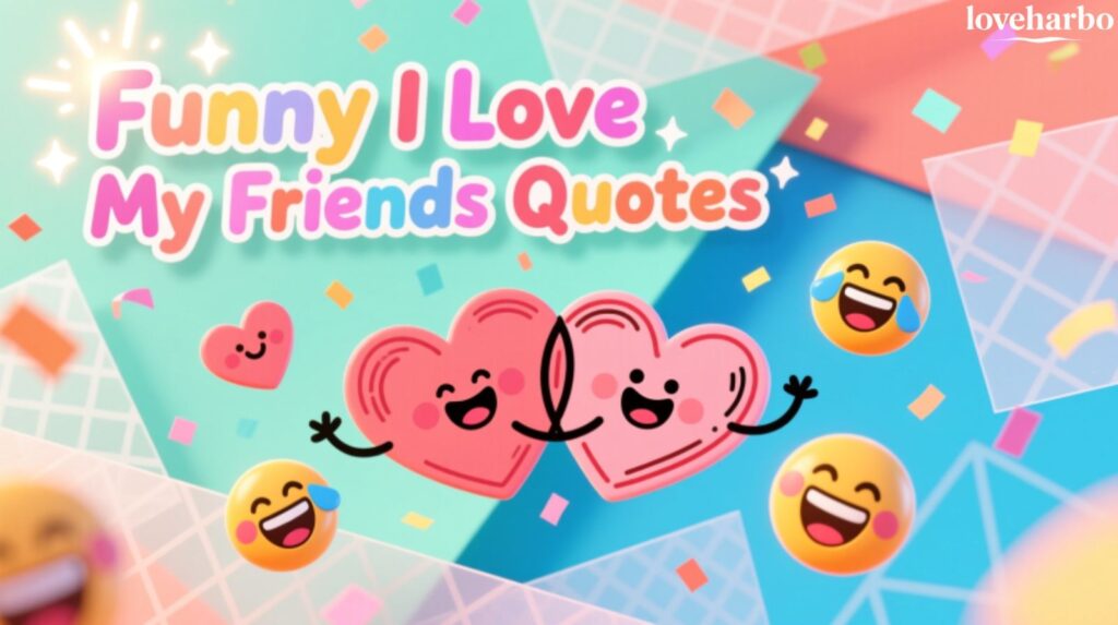 Funny “I Love My Friends” Quotes