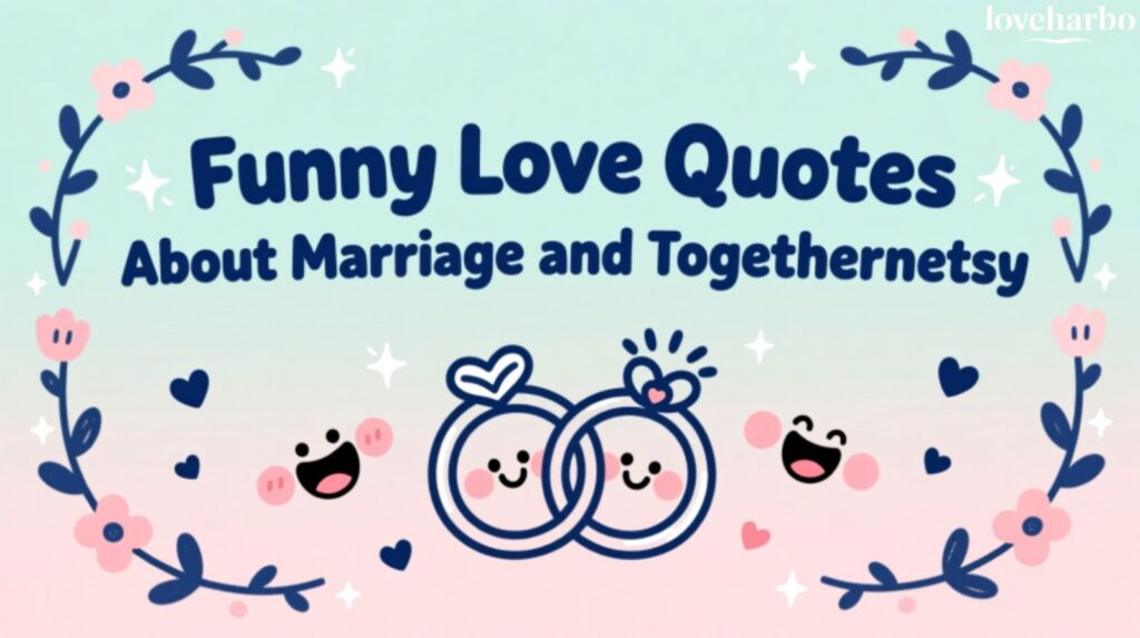 Funny Love Quotes About Marriage and Togetherness