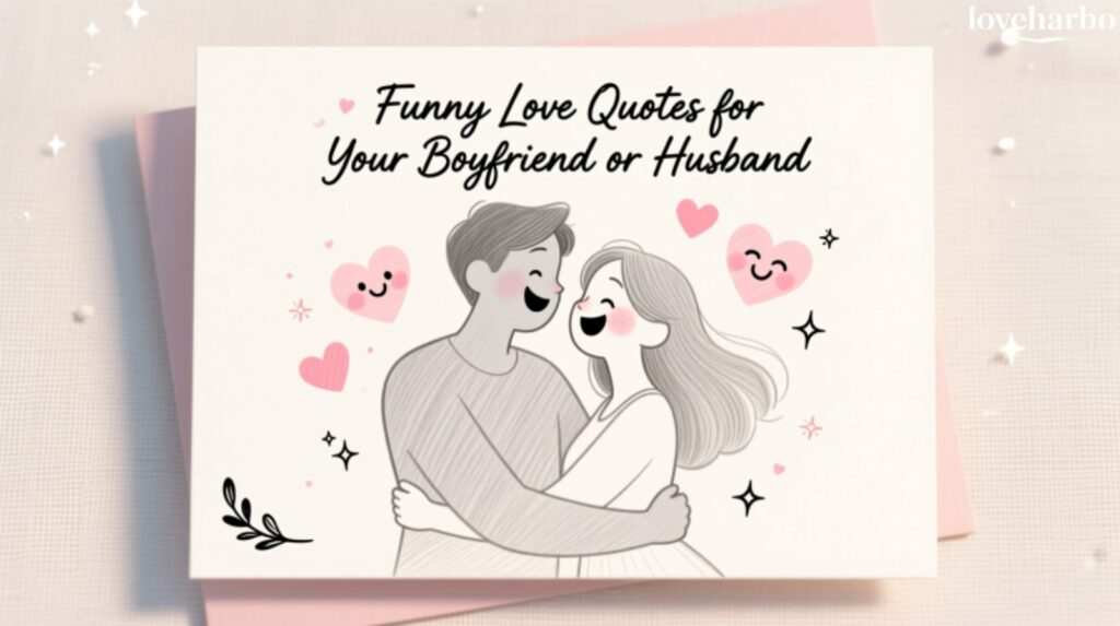 Funny Love Quotes for Your Boyfriend or Husband
