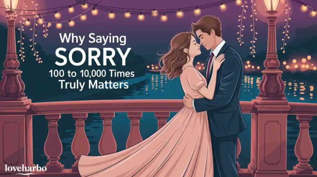 Heading Why Saying Sorry 100 to 10,000 Times Truly Matters