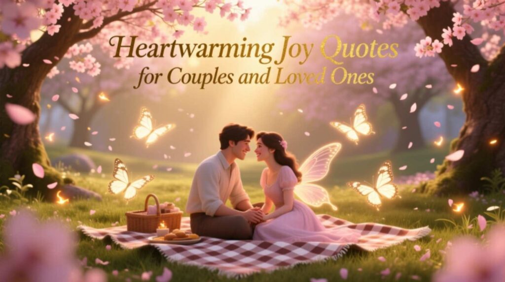 Heartwarming Joy Quotes for Couples and Loved Ones