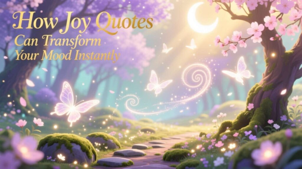 How Joy Quotes Can Transform Your Mood Instantly