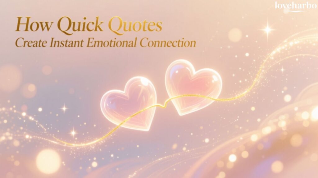 How Quick Quotes Create Instant Emotional Connection