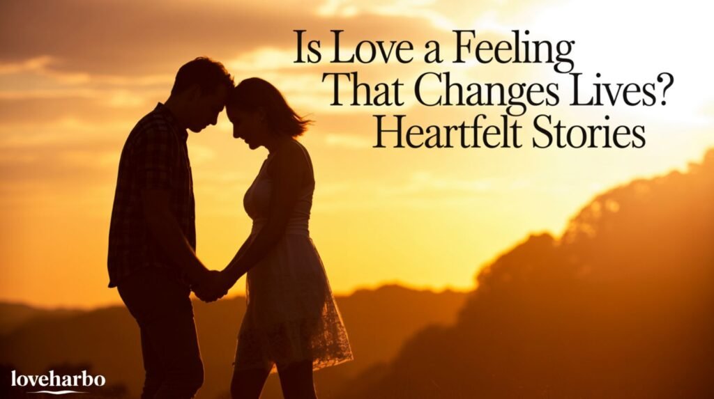 Is Love a Feeling That Changes Lives Heartfelt Stories