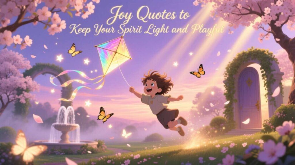 Joy Quotes to Keep Your Spirit Light and Playful