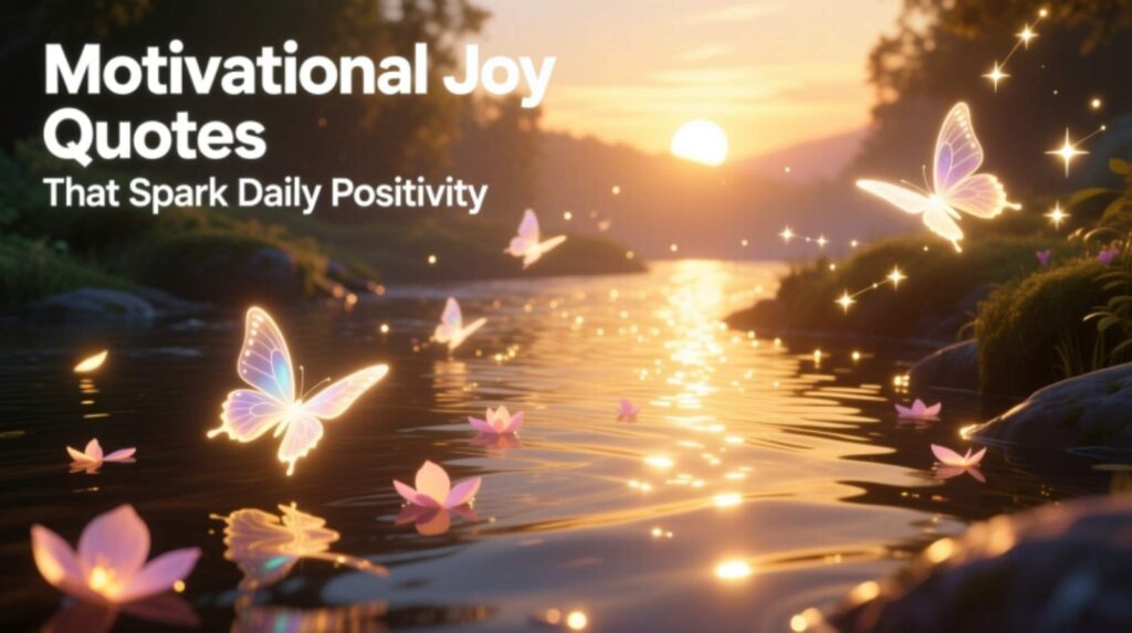 Motivational Joy Quotes That Spark Daily Positivity
