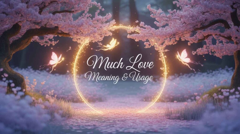 Much Love Meaning & Usage