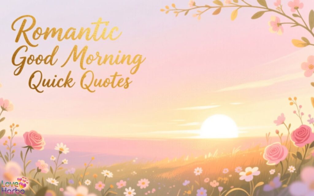 Romantic Good Morning Quick Quotes