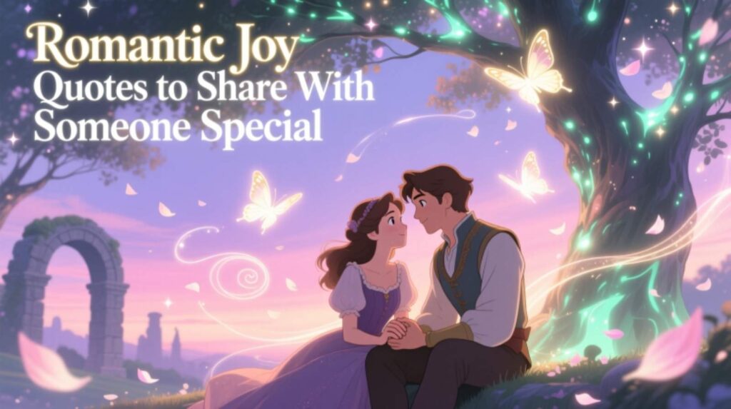 Romantic Joy Quotes to Share With Someone Special