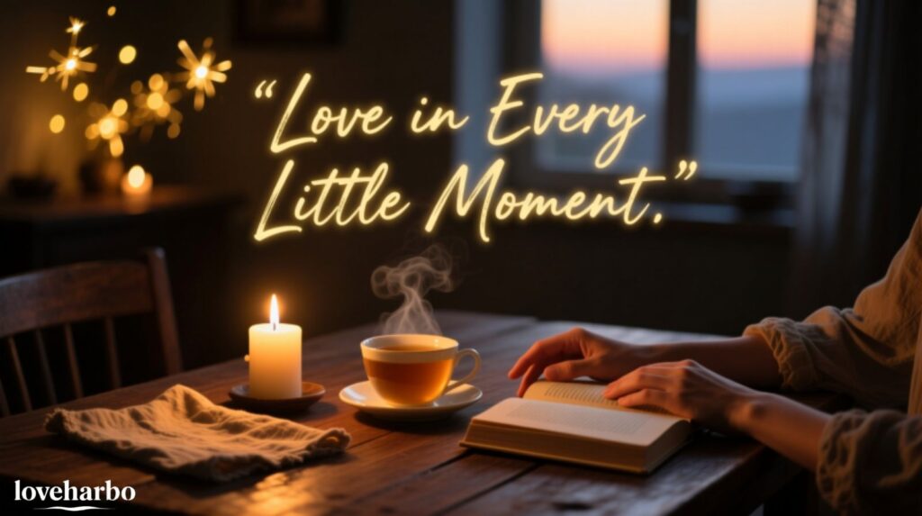 Romantic Love in Everyday Little Moments