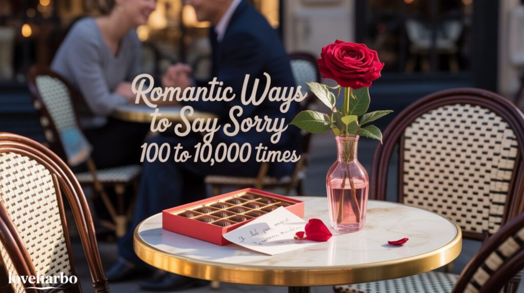 Romantic Ways to Say Sorry 100 to 10,000 Times