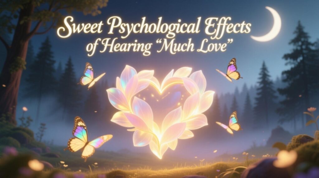 Sweet Psychological Effects of Hearing “Much Love”