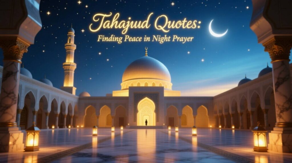 Tahajjud Quotes Finding Peace in Night Prayer