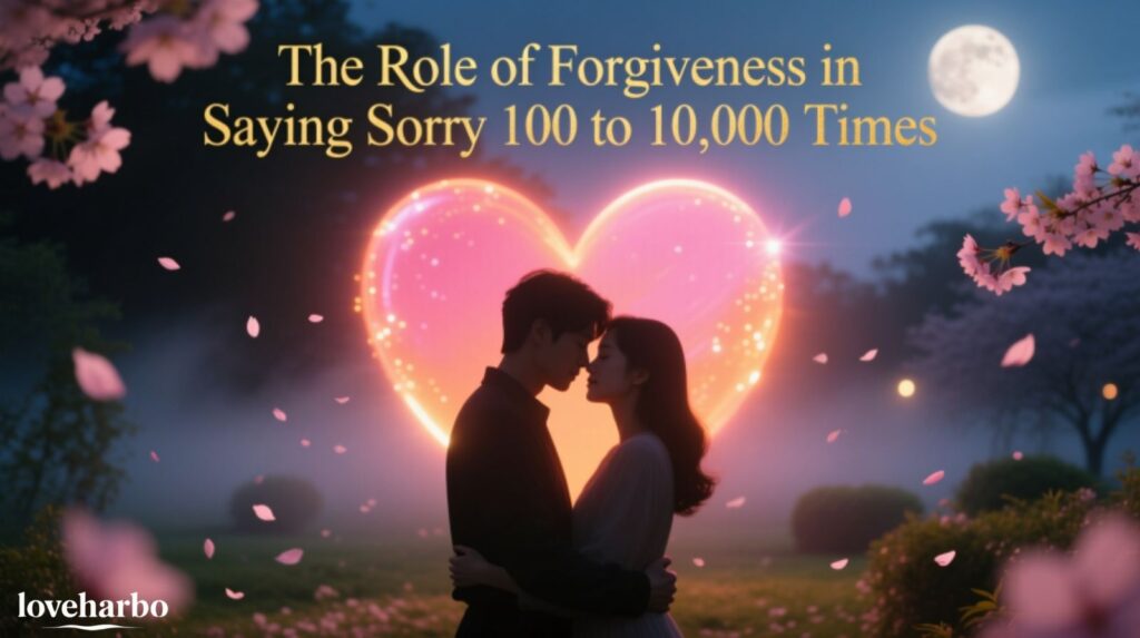 The Role of Forgiveness in Saying Sorry 100 to 10,000 Times