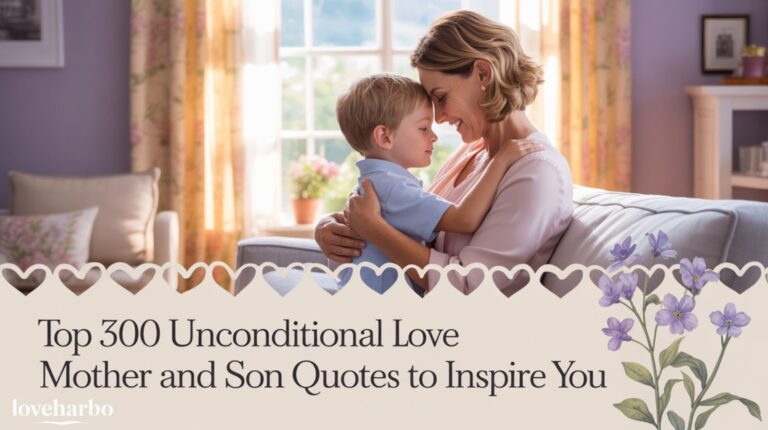 Top 300 Unconditional Love Mother and Son Quotes to Inspire You