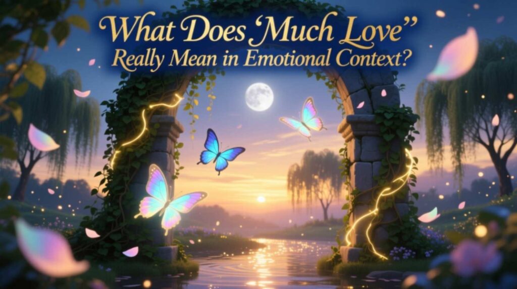 What Does ‘Much Love’ Really Mean in Emotional Context