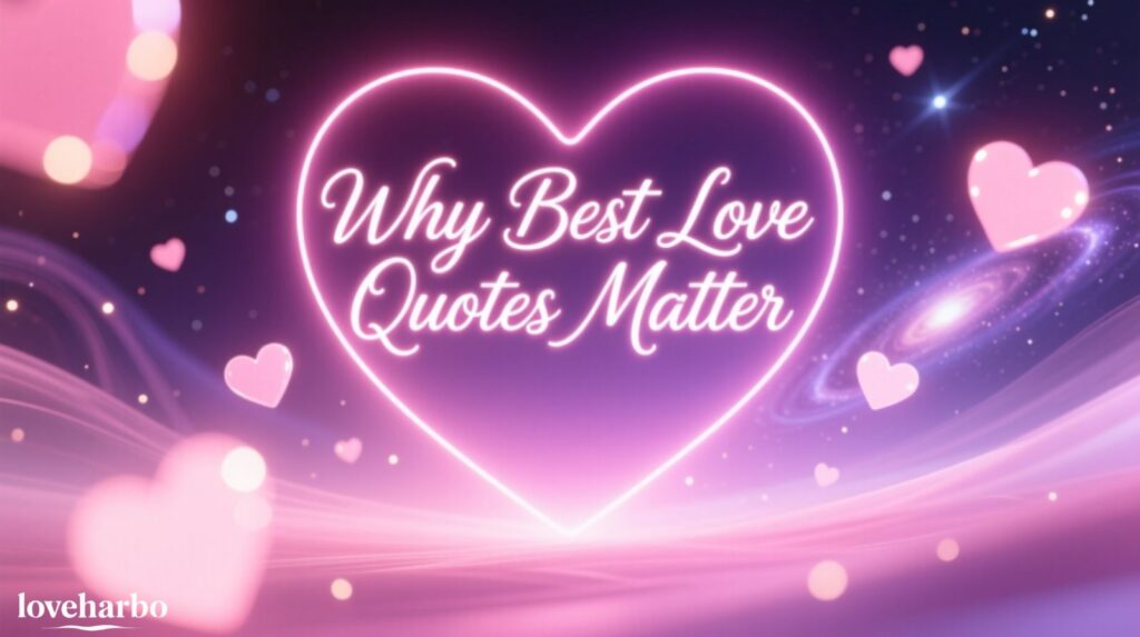 Why Best Love Quotes Matter