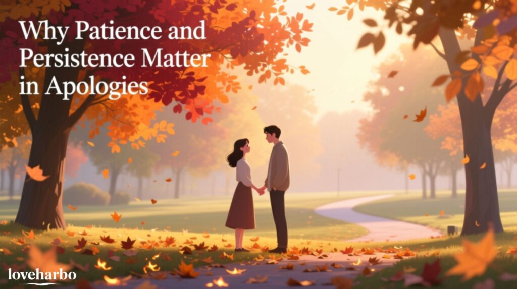 Why Patience and Persistence Matter in Apologies