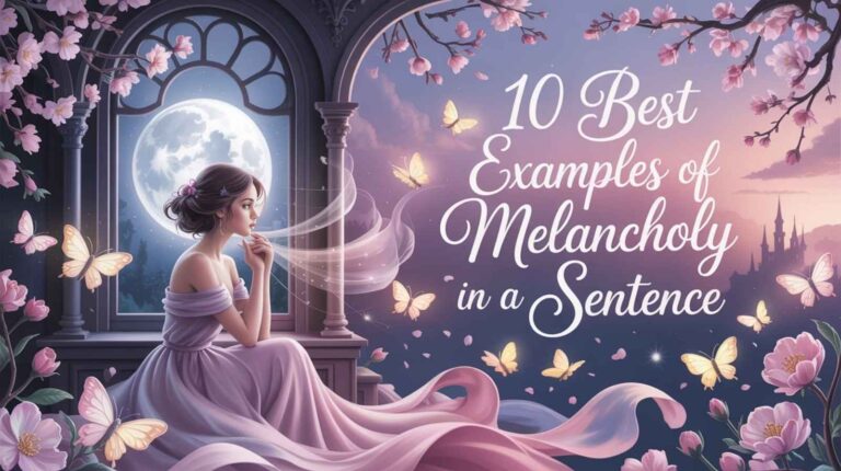 10 Best Examples of Melancholy in a Sentence