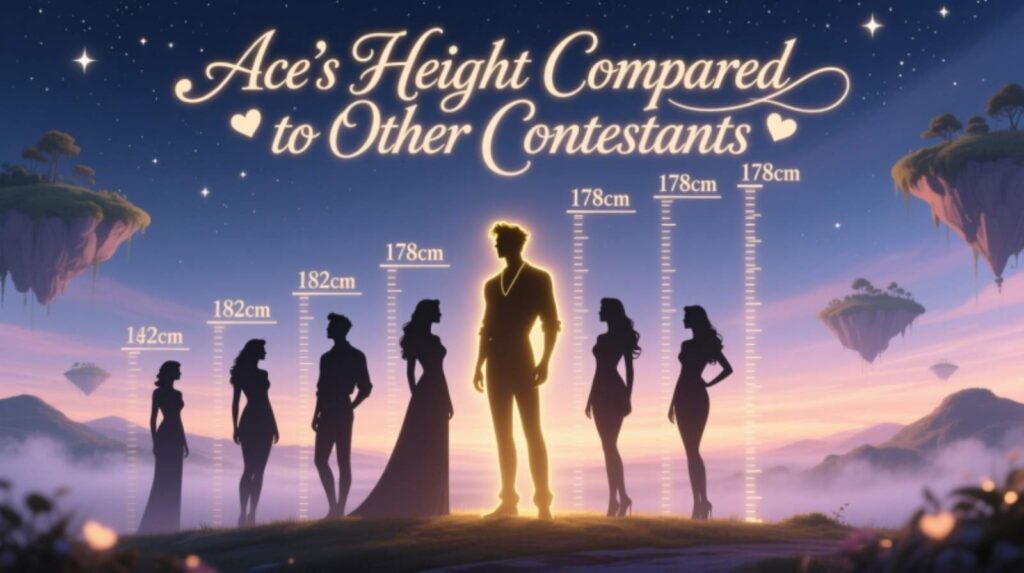Ace’s Height Compared to Other Love Island Contestants