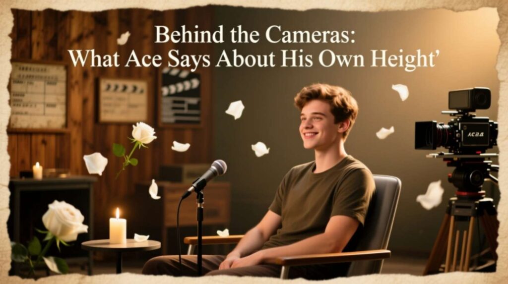 Behind the Cameras What Ace Says About His Own Height