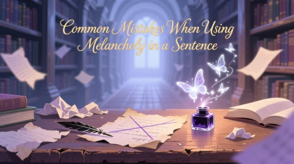 Common Mistakes When Using Melancholy in a Sentence