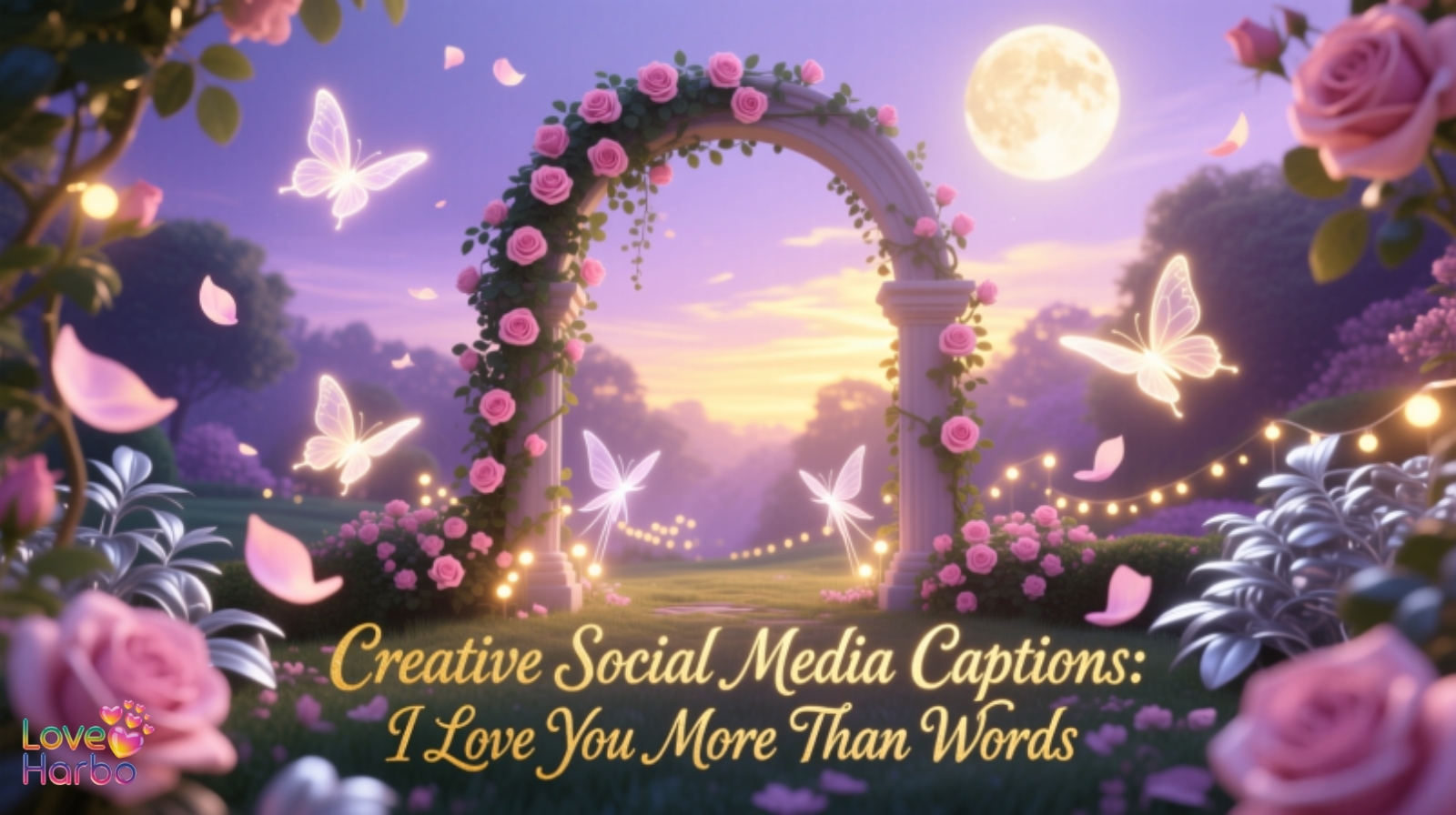 Creative Social Media Captions “I Love You More Than Words”