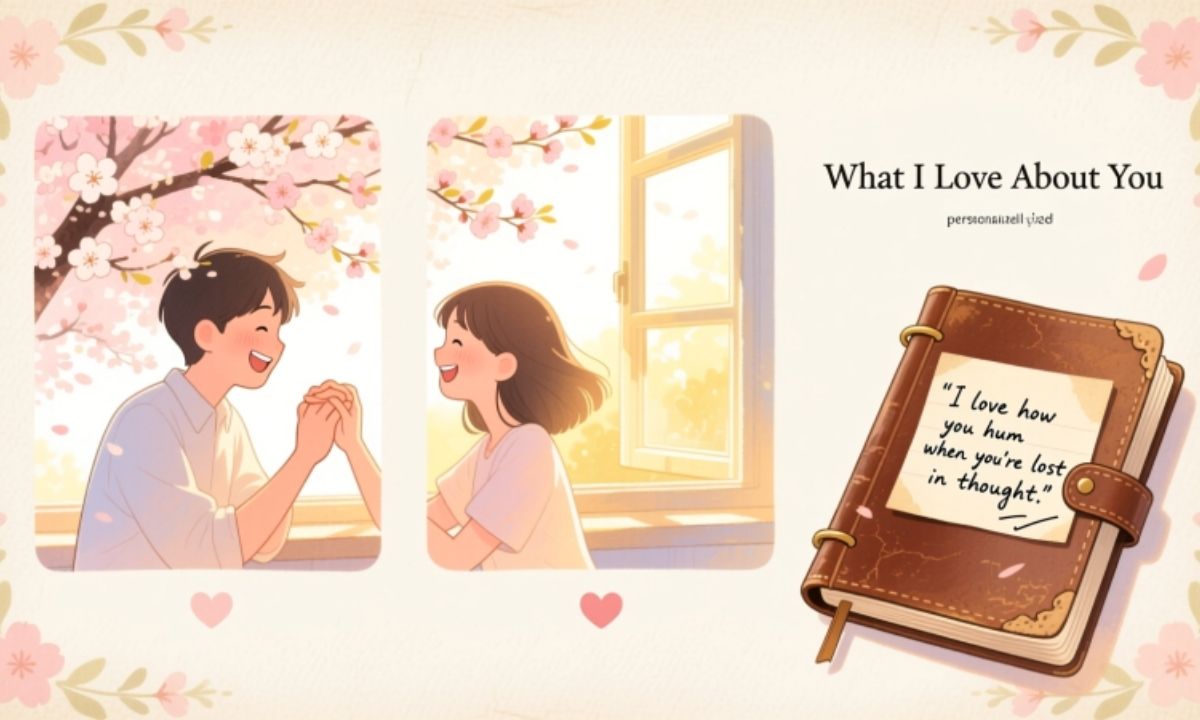 Cute & Heart-Melting Prompts to Fill Your What I Love About You Book