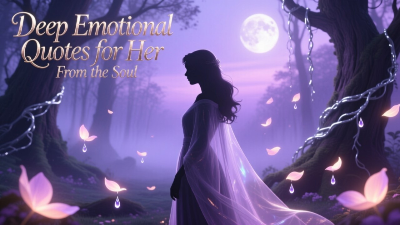 Deep Emotional Quotes for Her From the Soul