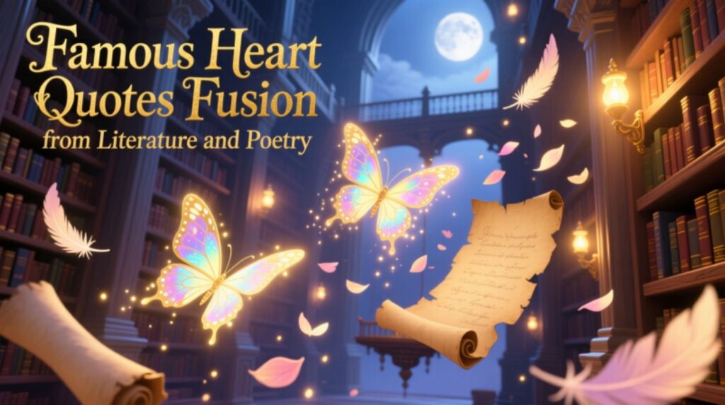 Famous Heart Quotes from Literature and Poetry