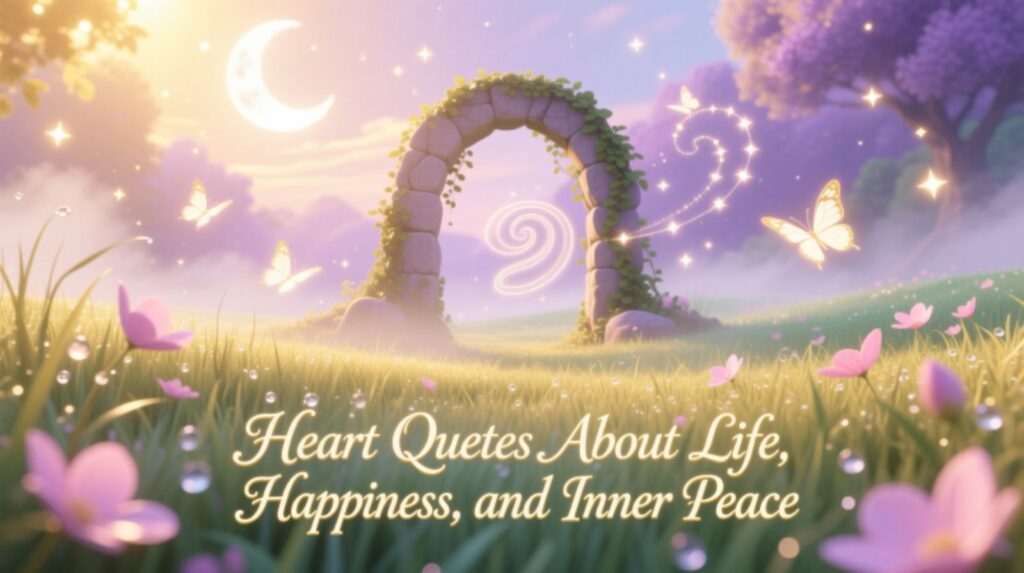 Heart Quotes About Life, Happiness, and Inner Peace