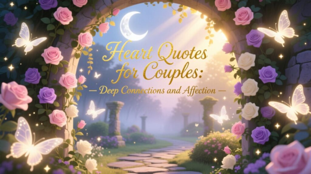 Heart Quotes for Couples Deep Connections and Affection
