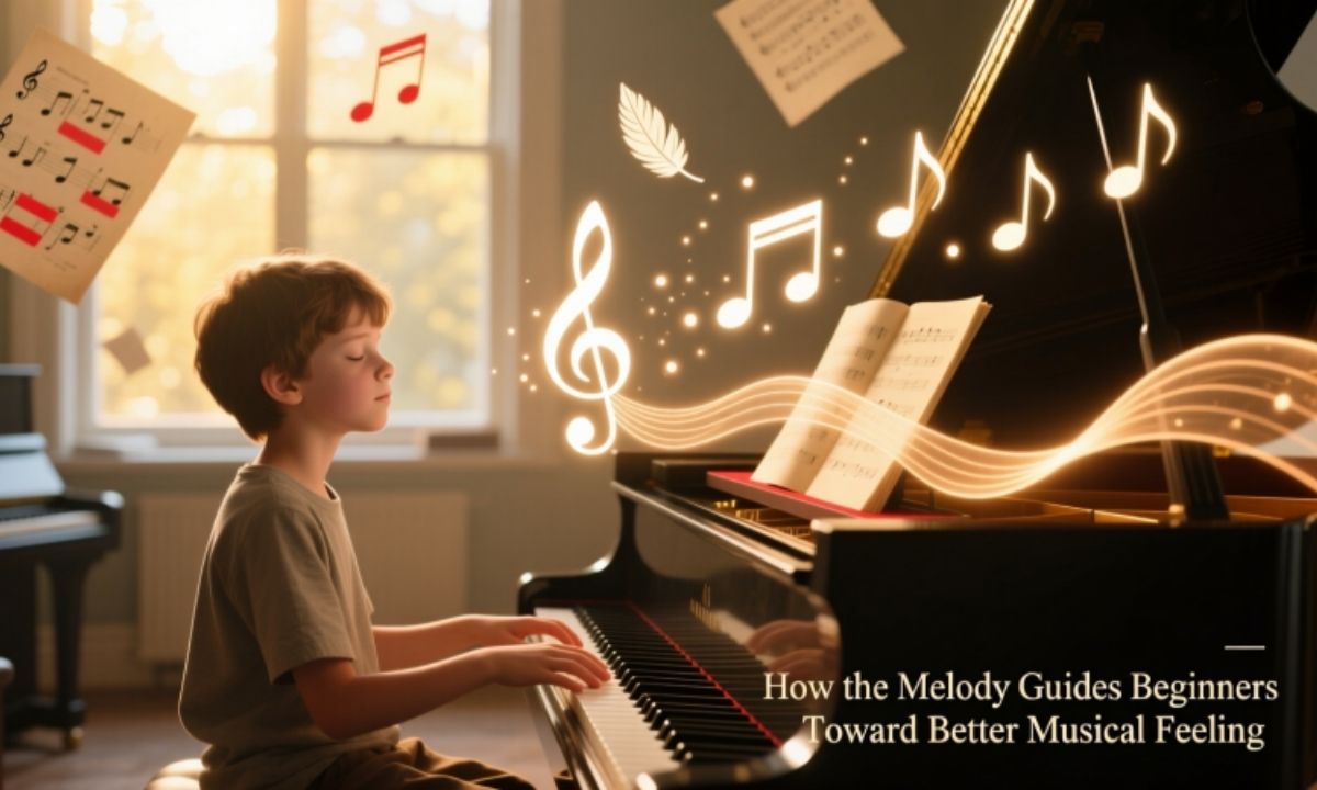 How the Melody Guides Beginners Toward Better Musical Feeling