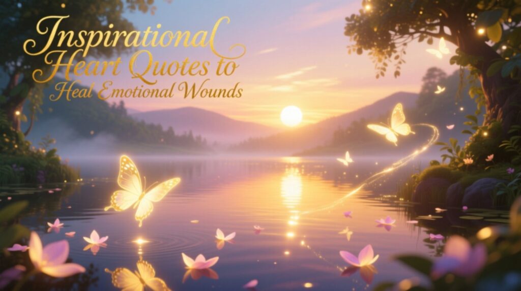Inspirational Heart Quotes to Heal Emotional Wounds