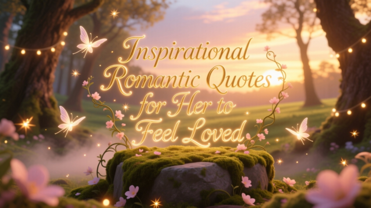 Inspirational Romantic Quotes for Her to Feel Loved