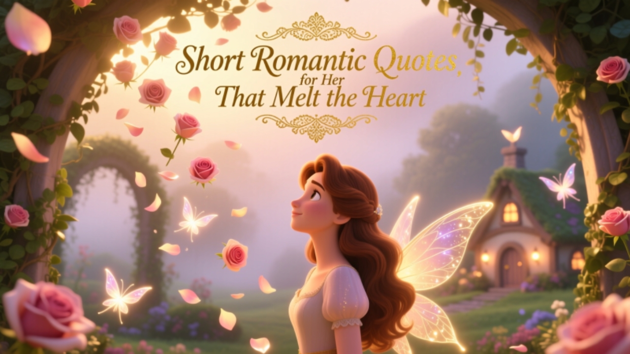 Short Romantic Quotes for Her That Melt the Heart