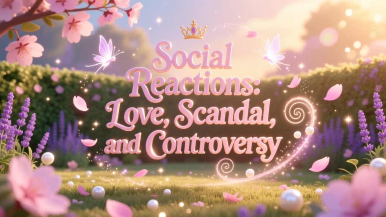 Social Reactions Love, Scandal, and Controversy