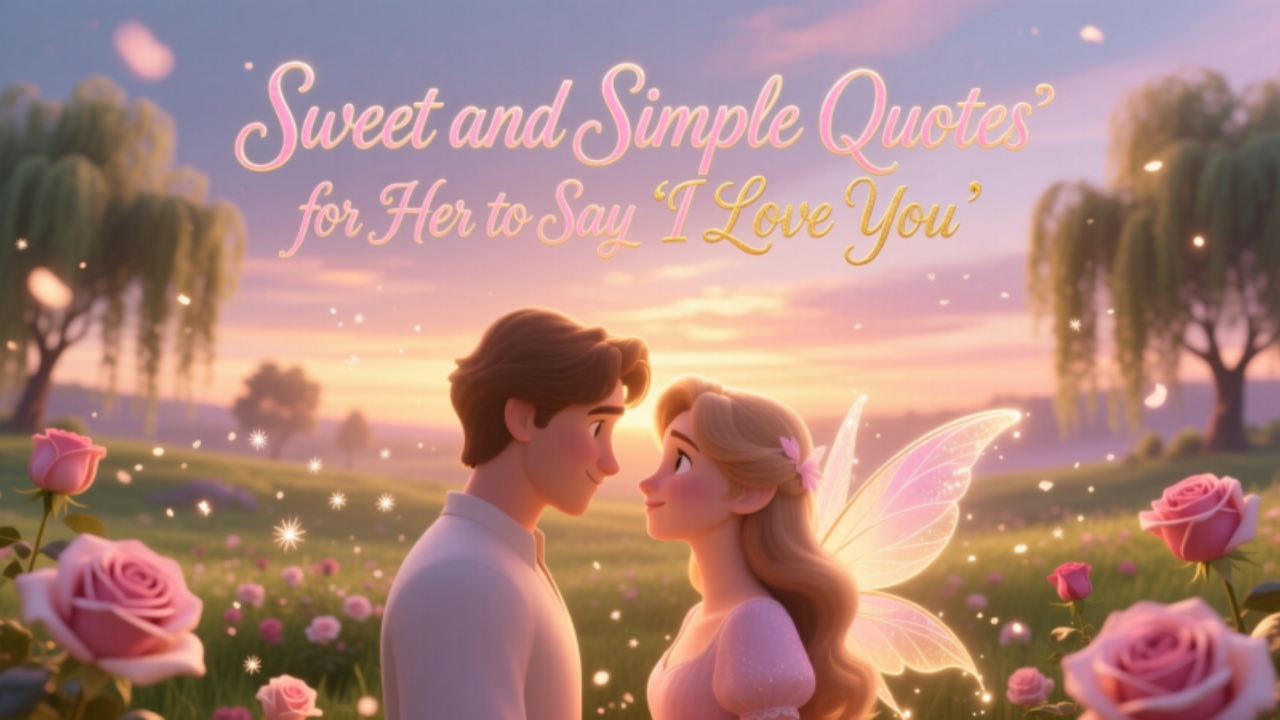 Sweet and Simple Quotes for Her to Say ‘I Love You’