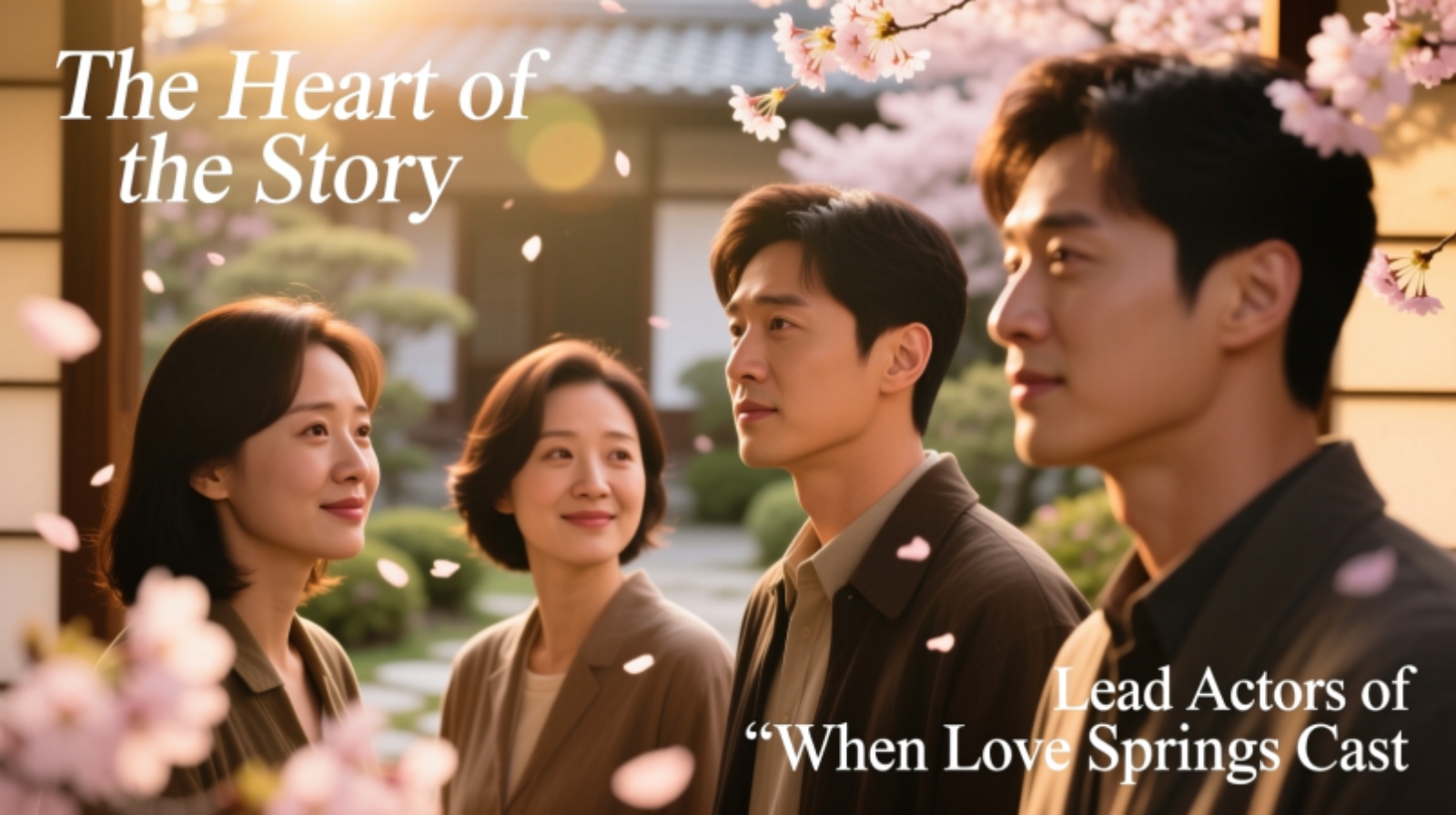 The Heart of the Story Lead Actors of When Love Springs Cast