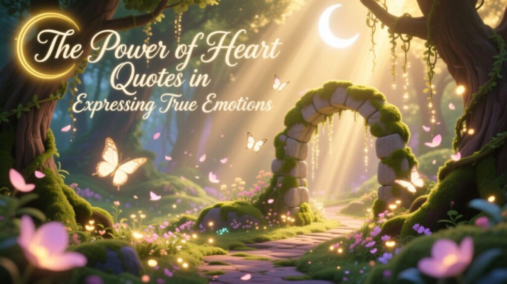 The Power of Heart Quotes in Expressing True Emotions