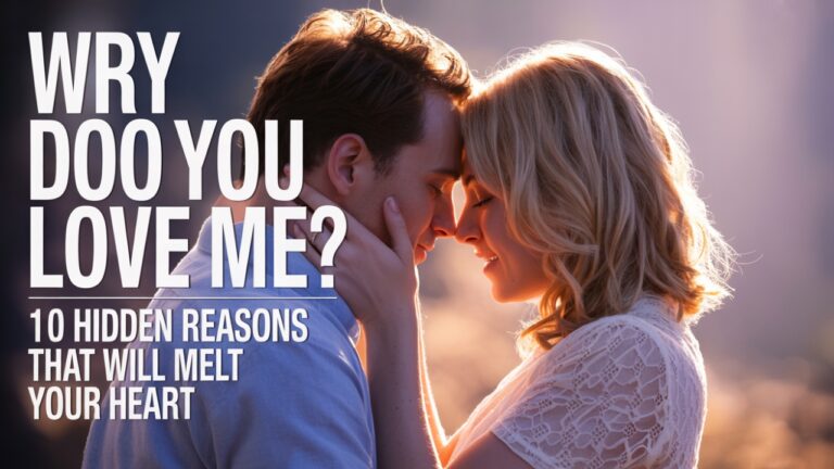 Why Do You Love Me 10 Hidden Reasons That Will Melt Your Heart