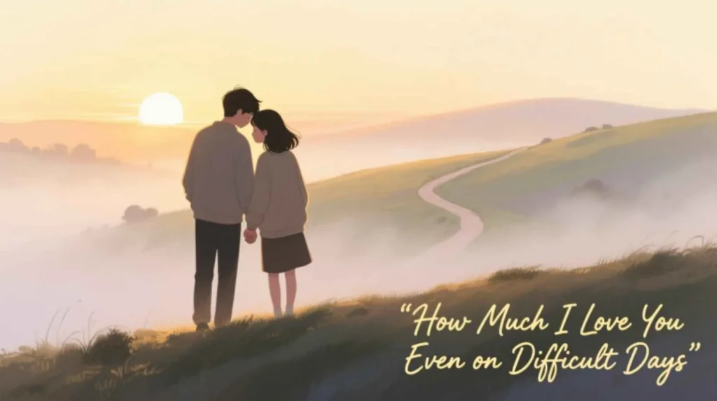 How Much I Love You Even on Difficult Days